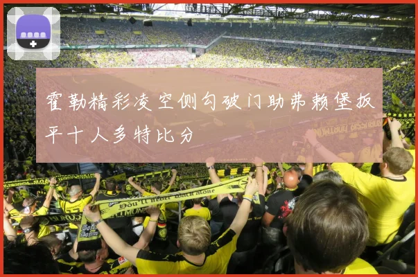 霍勒精彩凌空侧勾破门助弗赖堡扳平十人多特比分