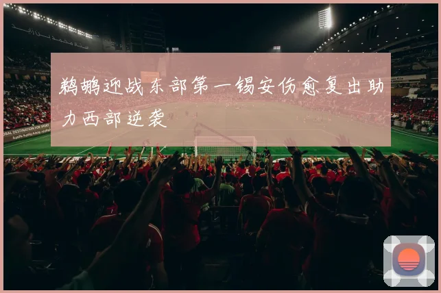 鹈鹕迎战东部第一锡安伤愈复出助力西部逆袭